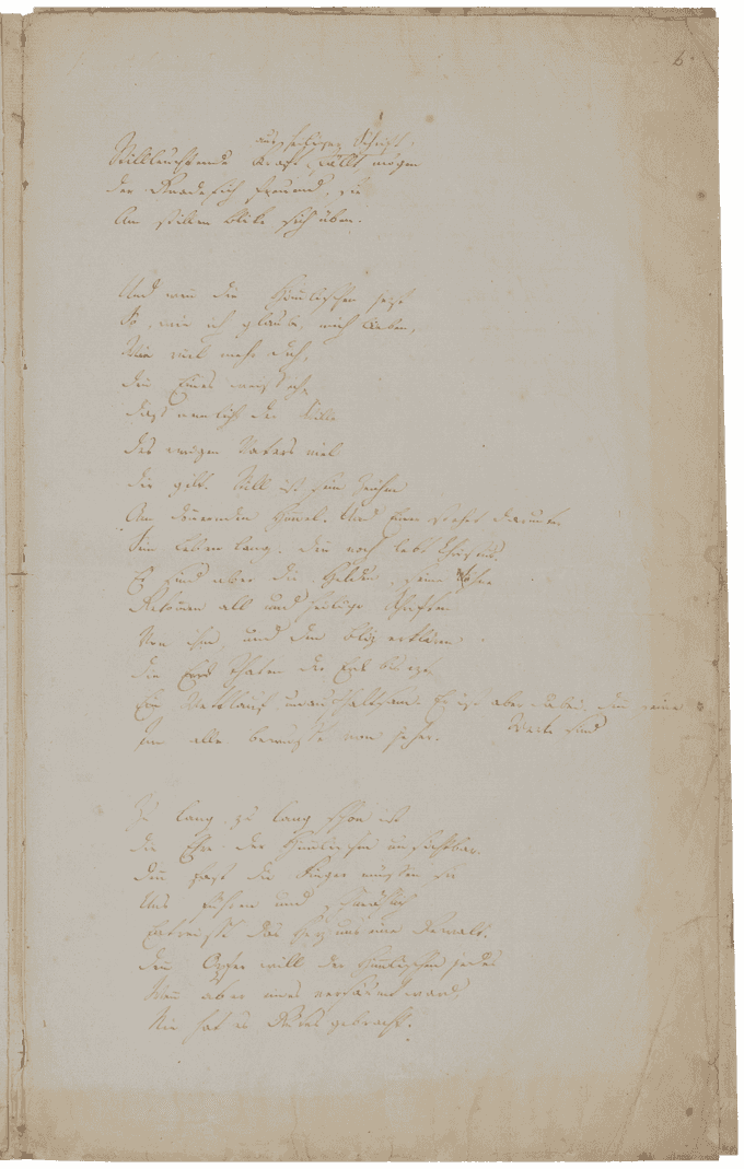 Gedichthandschrift ›patmos‹ Seite 9