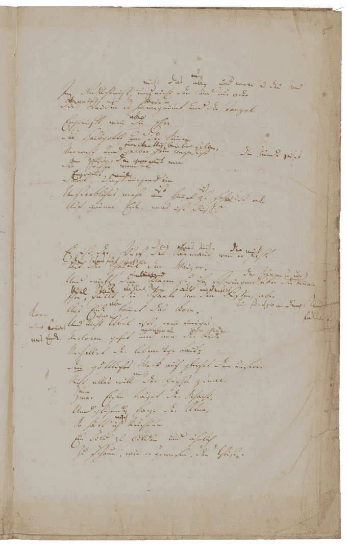 Gedichthandschrift ›patmos‹ Seite 7