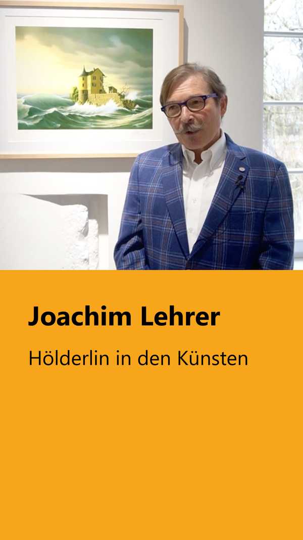 Titelbild Live Hölderlin in den Künsten – Joachim Lehrer