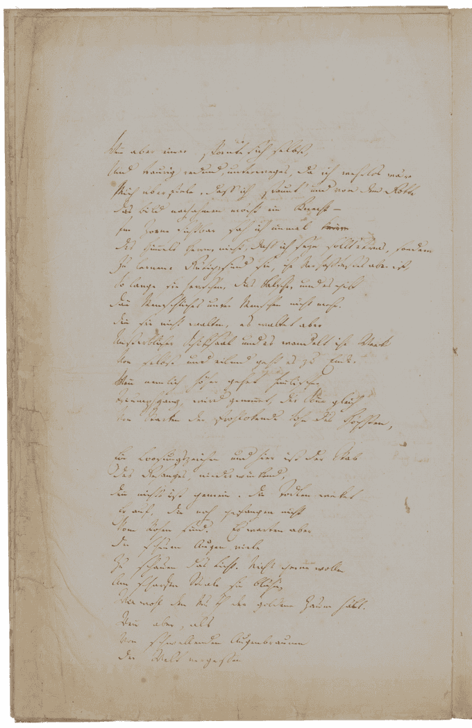 Gedichthandschrift ›patmos‹ Seite 8
