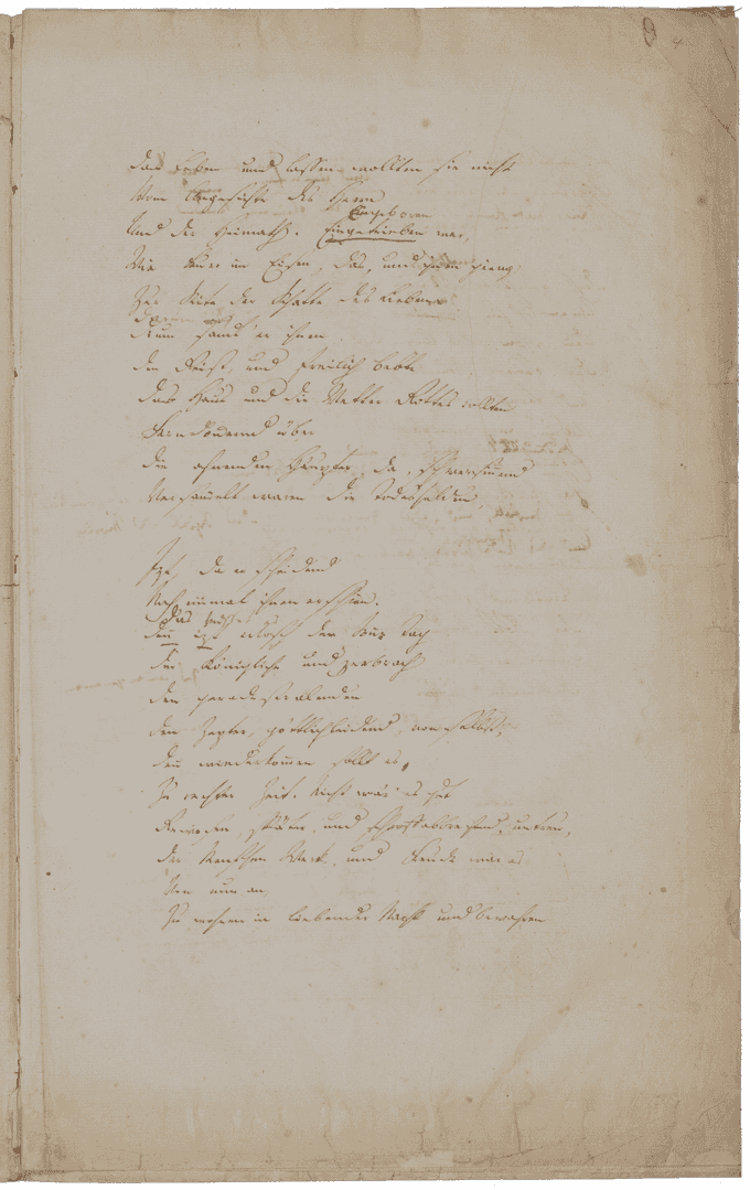 Gedichthandschrift ›patmos‹ Seite 5